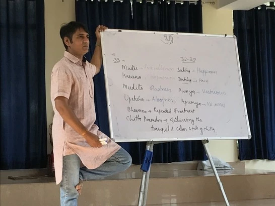 Inspiring Yoga Teacher in India